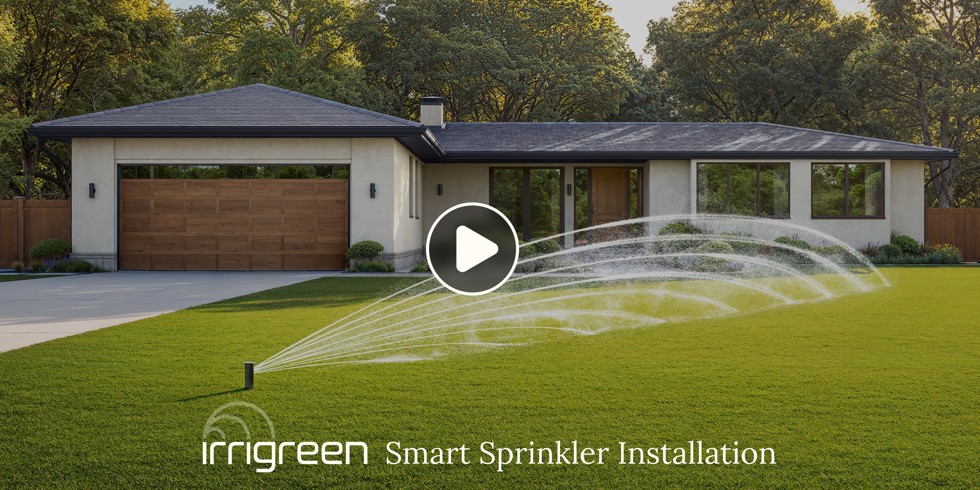 video thumbnail for Irrigreen smart sprinkler installation